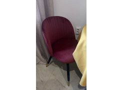 Стул на металлокаркасе Gabi 1 бежевый / черный с серебряными наконечниками фото покупателя 408