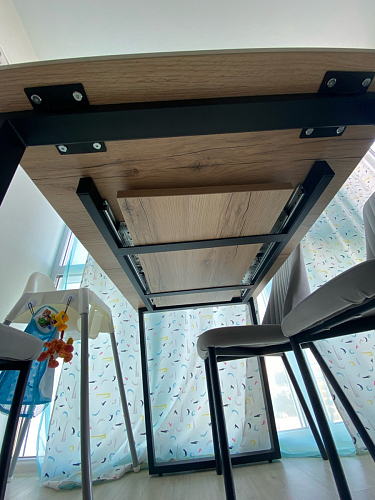 Деревянный стол Лота Лофт 140х80 белый матовый / бетон светлый фото покупателя 243