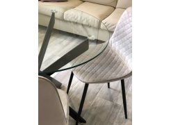 Стул на металлокаркасе Capri dark blue / black фото покупателя 118