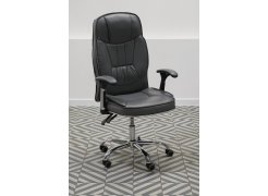 Компьютерное кресло Vestra light gray / black из шоурума 2