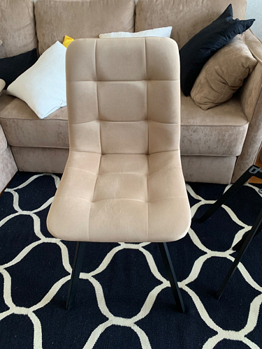 Стул на металлокаркасе Чилли бирюзовый / черный фото покупателя 1181