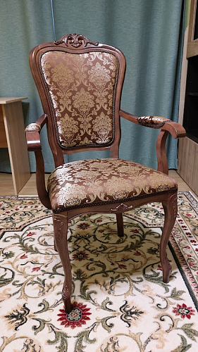 Стул Руджеро патина золото / бежевый комби фото покупателя 1