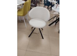 Стул на металлокаркасе Solomon крутящийся white / black из шоурума 5