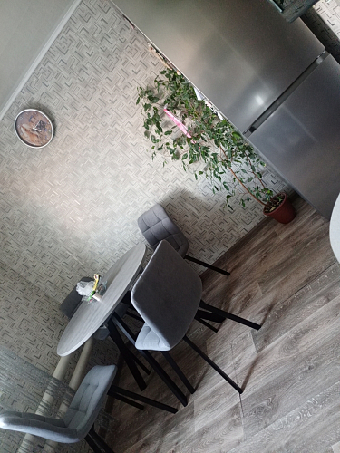 Стул на металлокаркасе Чилли К кирпичный / черный фото покупателя 383