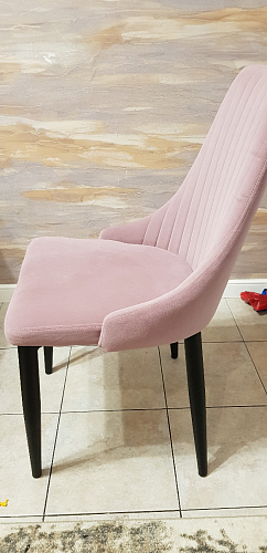 Стул на металлокаркасе Kora beige / black фото покупателя 166