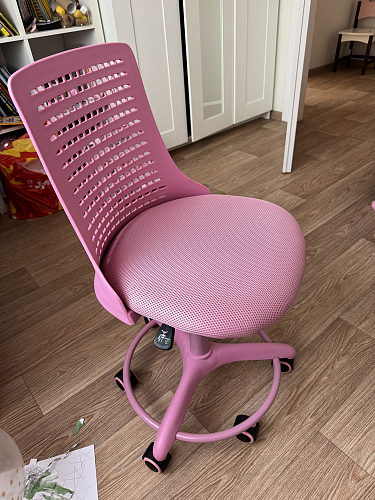 Компьютерное кресло Kiddy/Кидди бирюзовое ткань (сетка) фото покупателя 12