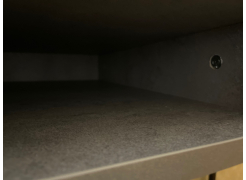 Письменный стол Леон Лофт дуб делано темный / черный матовый фото покупателя 170