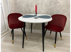 Стул на металлокаркасе Gabi gray / black фото покупателя 504