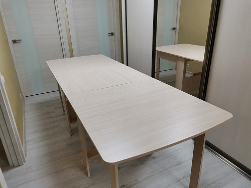 Стол обеденный раздвижной СтК7 дуб молочный фото покупателя 142