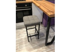 Барный стул Лофт кожзам d1 / черный матовый фото покупателя 153