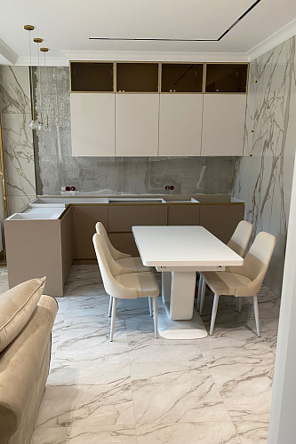 Стул на металлокаркасе Kora light blue / white фото покупателя 1