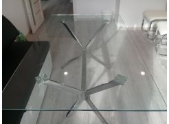 Стеклянный стол Salerno 150 прозрачный фото покупателя 1