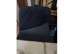 Стул на металлокаркасе Баодин К крутящийся фиолетовый teddy 944 / черный фото покупателя 28