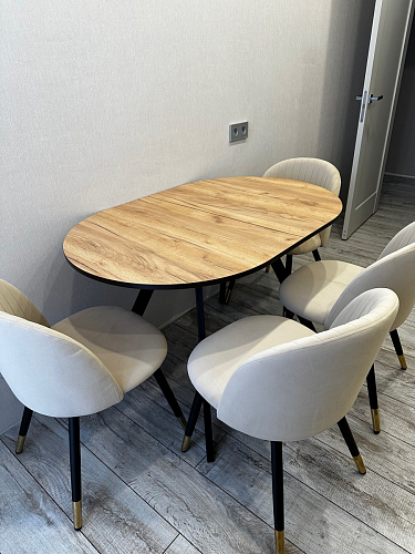 Стул на металлокаркасе Gabi gray / black фото покупателя 552