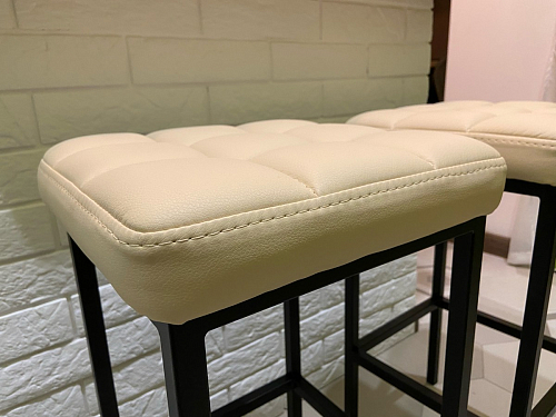 Барный стул Лофт катания лаванда / белый матовый фото покупателя 12