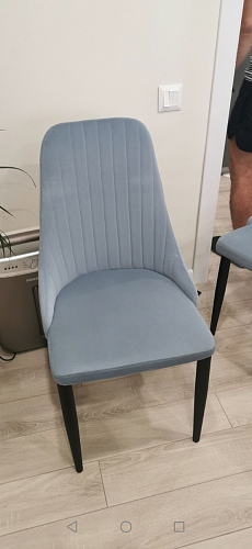 Стул на металлокаркасе Kora black / gray фото покупателя 473