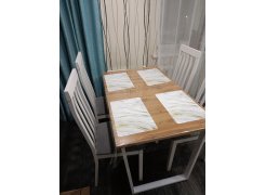 Стол Лота Лофт 120 25 мм сабия / черный матовый фото покупателя 451