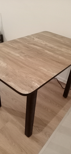 Стол Баи дуб юкон / черный фото покупателя 3