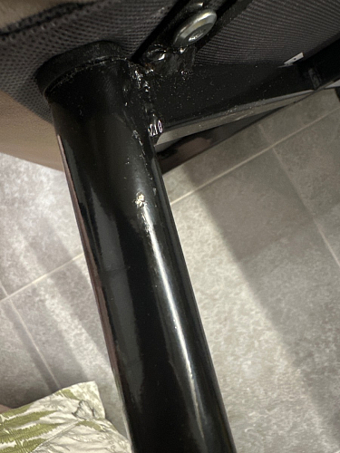 Стул на металлокаркасе Седа К латте / черный фото покупателя 267