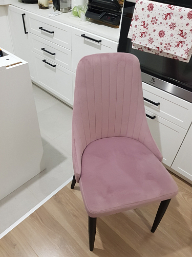 Стул на металлокаркасе Kora black / gray фото покупателя 455