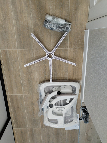 Компьютерное кресло Konfi light gray / blue / white фото покупателя 181