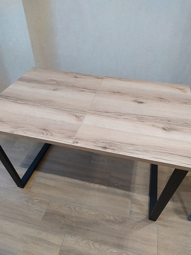 Деревянный стол Лота Лофт 120x75 дуб крафт табачный / черный матовый фото покупателя 477