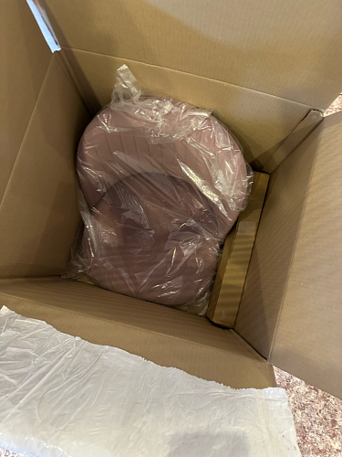 Стул на металлокаркасе Gabi 1 beige / black фото покупателя 463