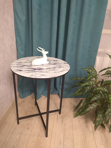 Журнальный столик Волопас серый мрамор фото покупателя 5