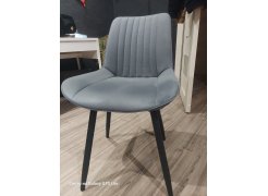 Стул на металлокаркасе Вейв П темно-серый / черный фото покупателя 300