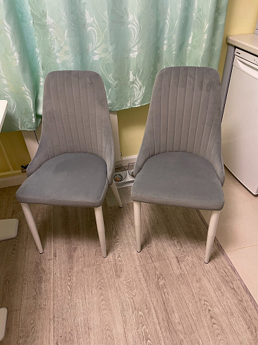 Стул на металлокаркасе Kora beige / black фото покупателя 265