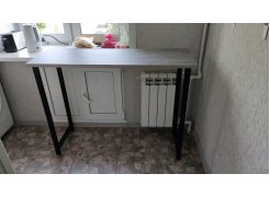 Барная стойка Дилан Лофт 120х40х90 бетон светлый фото покупателя 119