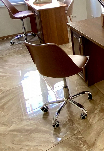 Компьютерное кресло Kolin с подушкой clear / white фото покупателя 194