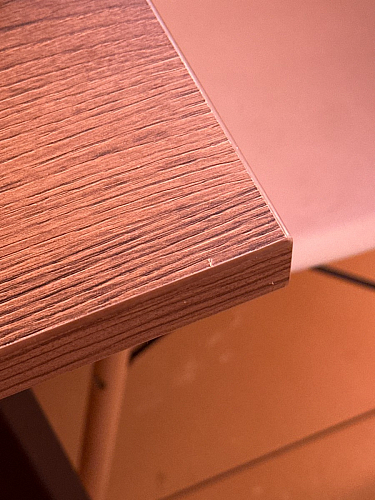 Стол Тринити Лофт 120 32 мм дуб галифакс табако / черный матовый фото покупателя 255