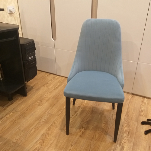 Стул на металлокаркасе Kora dark gray / black фото покупателя 162