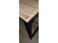 Письменный стол Битти Лофт 116х60х75 дуб делано темный / черный матовый фото покупателя 128