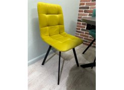 Стул на металлокаркасе Чилли горчичный / белый фото покупателя 438