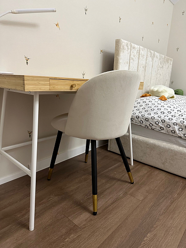 Стул на металлокаркасе Gabi gray / black фото покупателя 252