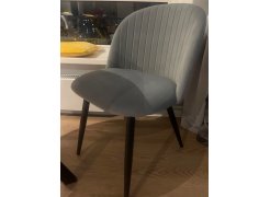 Стул на металлокаркасе Gabi 1 бежевый / черный с серебряными наконечниками фото покупателя 273