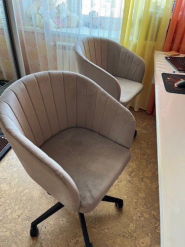 Компьютерное кресло Тибо 01 светло-коричневый / черный фото покупателя 142