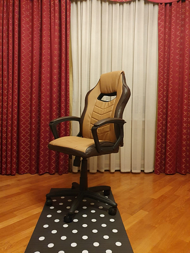 Компьютерное кресло Gamer черное / бежевое фото покупателя 108