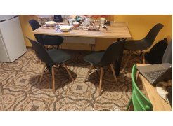 Стол Лота Лофт 140 25 мм юта / белый матовый фото покупателя 841