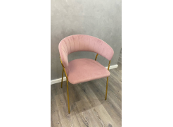 Стул на металлокаркасе Kamelia темно-серый / золотой фото покупателя 57