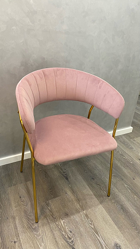 Стул на металлокаркасе Kamelia gold / gray фото покупателя 74