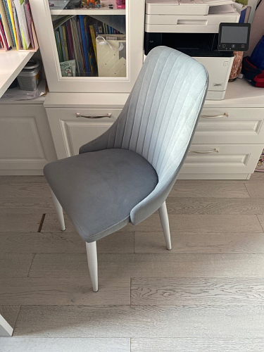 Стул на металлокаркасе Kora light purple / black фото покупателя 264