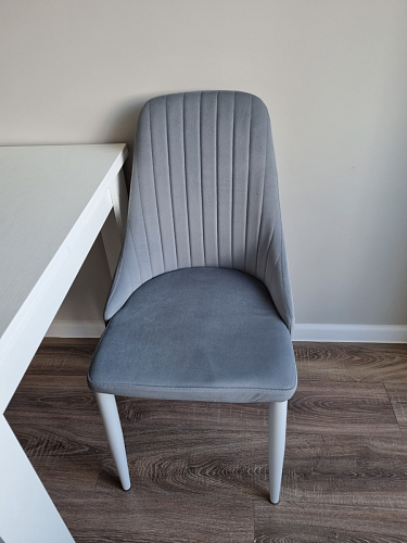 Стул на металлокаркасе Kora gray / black фото покупателя 92