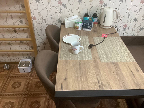 Стол Центавр дуб галифакс / черный матовый фото покупателя 44