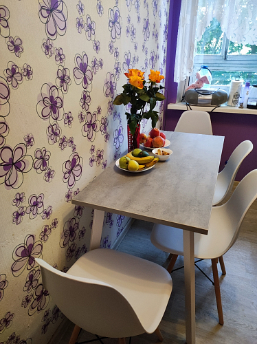 Стол Тринити Лофт 120 32 мм дуб галифакс табако / черный матовый фото покупателя 363