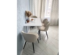 Стул на металлокаркасе Gabi gray / black фото покупателя 729