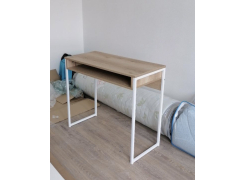 Письменный стол Лео Лофт бетон / черный матовый фото покупателя 12