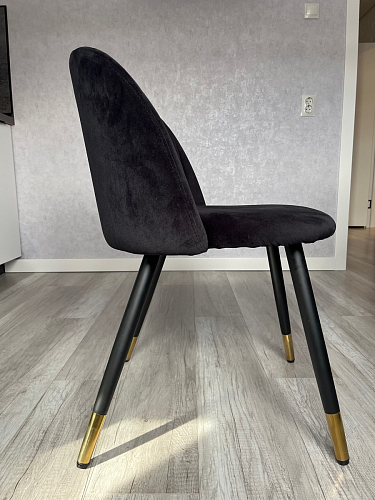 Стул на металлокаркасе Gabi gray / black фото покупателя 561